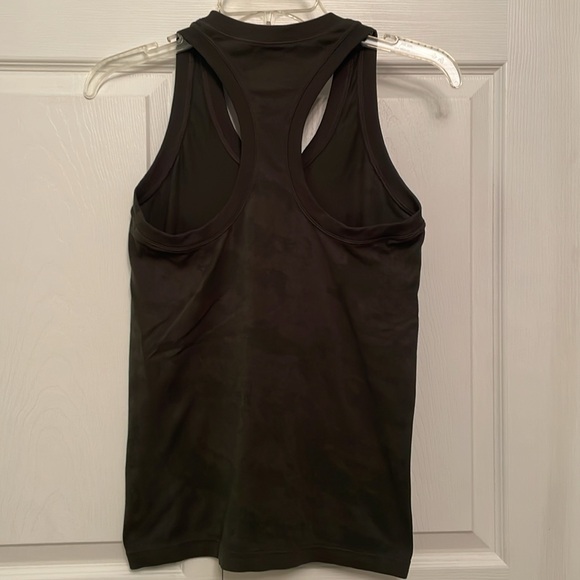 ATHLETA Athletic Green Camouflage Racerback Tank Top - Picture 3 of 11